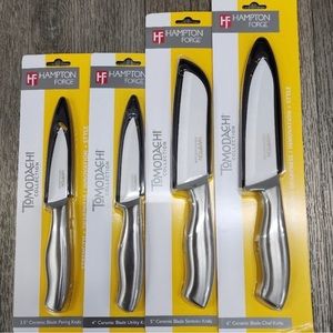 $30 - Hampton Forge Tomodacho Collection 4 piece Ceramic Blades